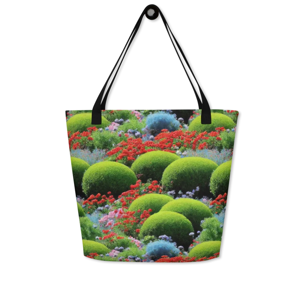 Crimson Moss on Large Tote Bag W/ Pocket — Front