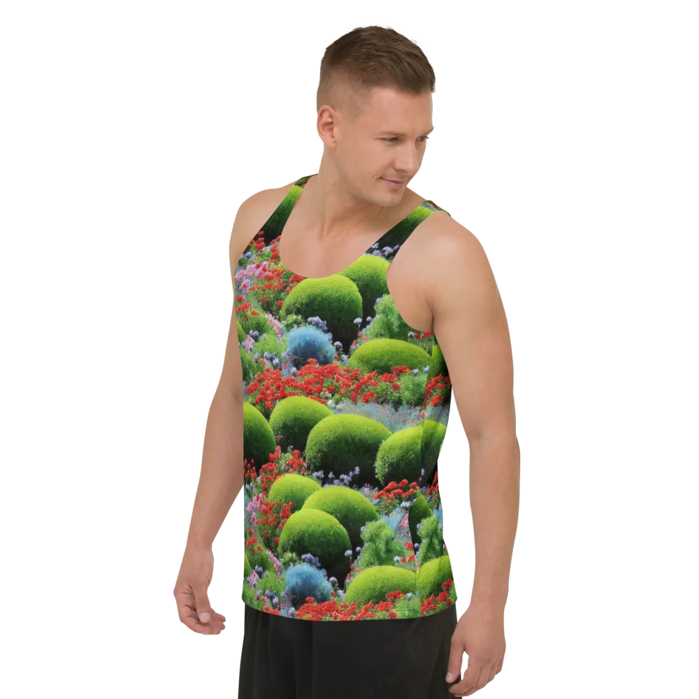 Crimson Moss on Men's Tank Top — Left Front