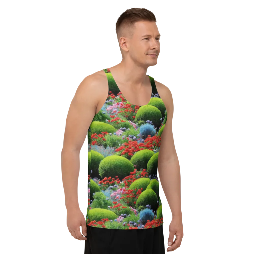 Crimson Moss on Men's Tank Top — Right Front