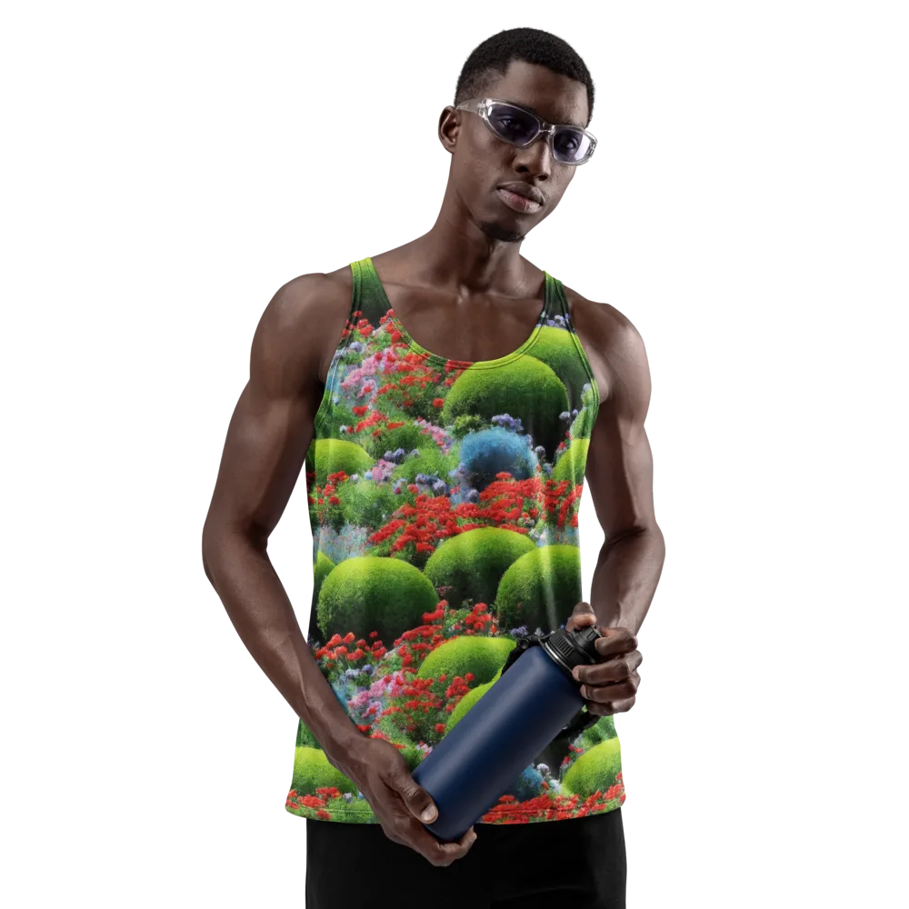 Crimson Moss on Men's Tank Top — Front