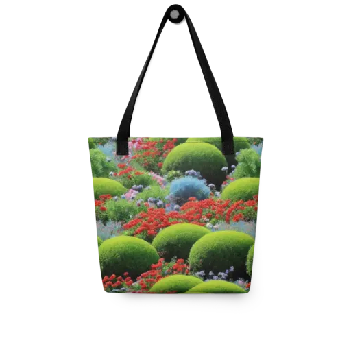 Crimson Moss on a Tote Bag