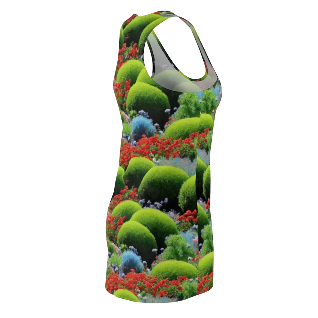 Crimson Moss on Racerback Dress — Back Side