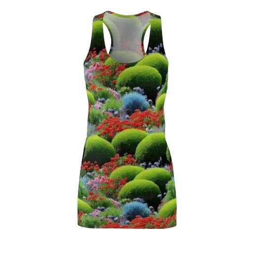Crimson Moss on a Racerback Dress