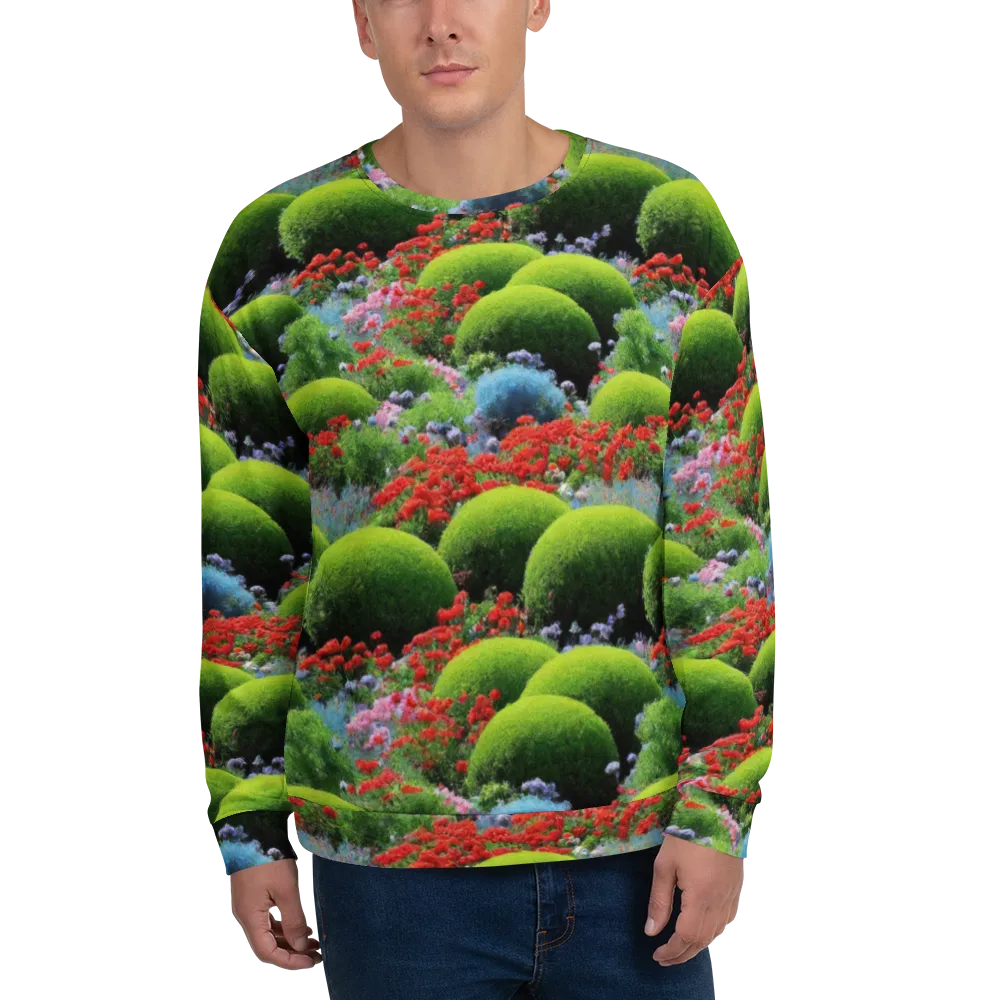 Crimson Moss on Sweatshirt — Front