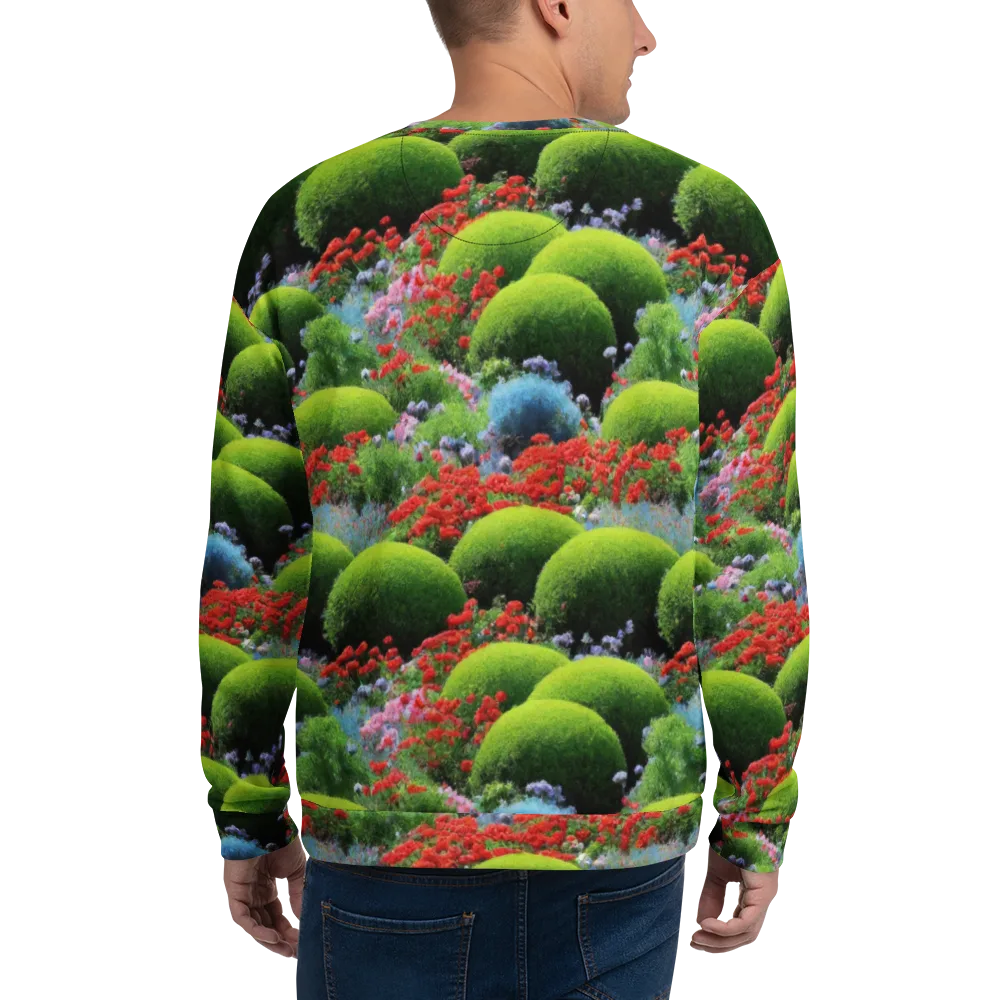 Crimson Moss on Sweatshirt — Back