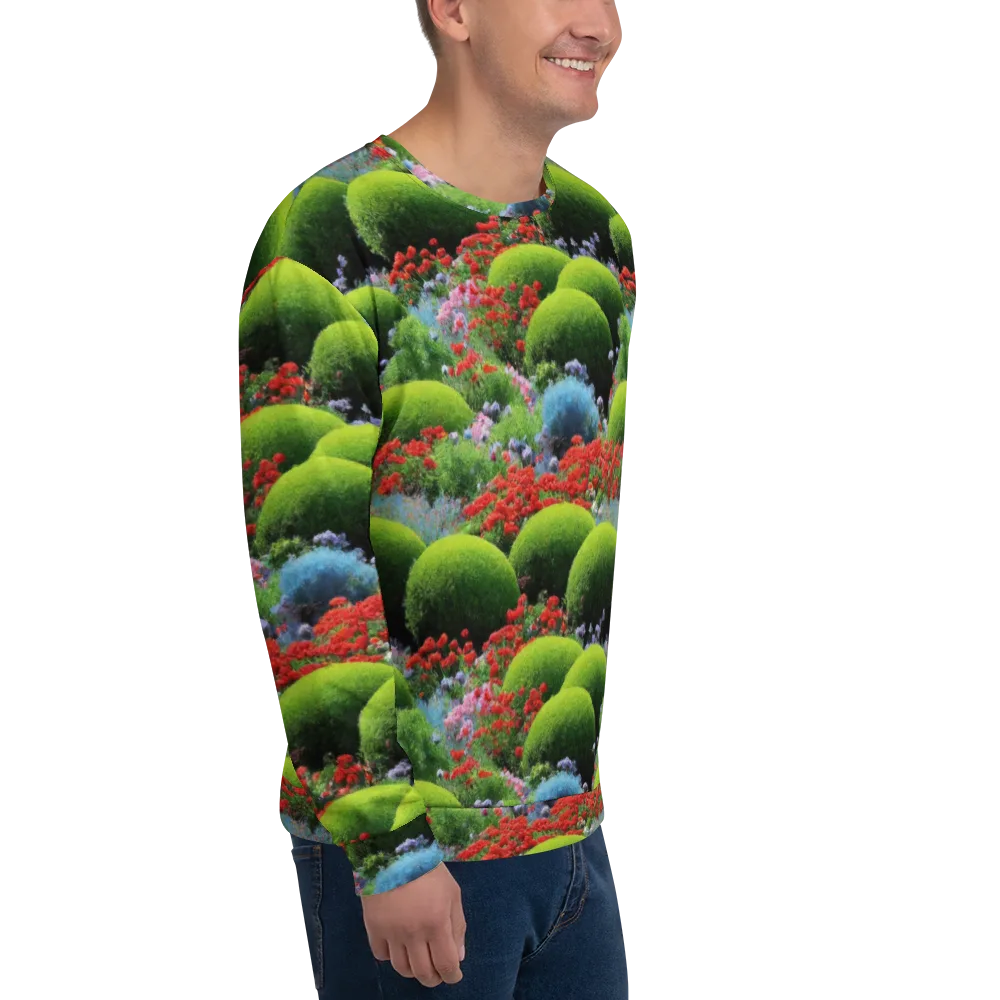 Crimson Moss on Sweatshirt — Right Front