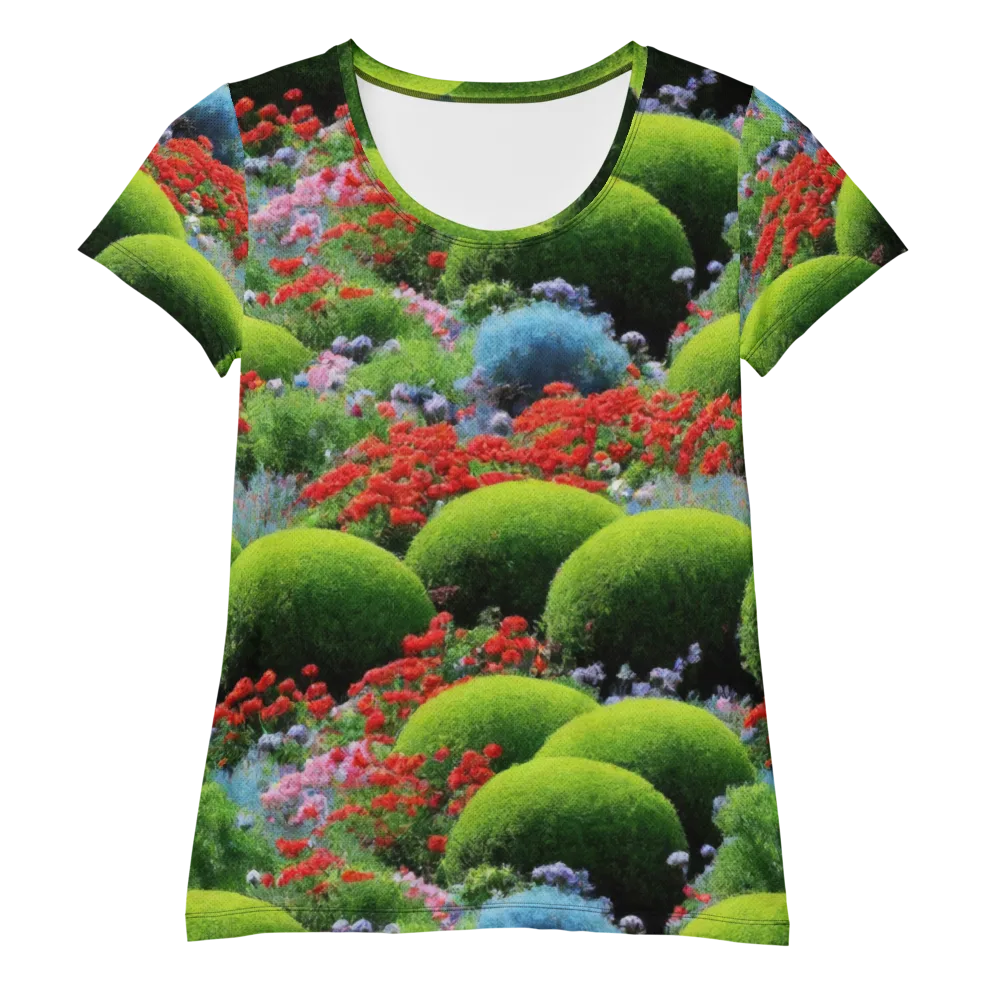 Crimson Moss on Women's Athletic T-Shirt — Front