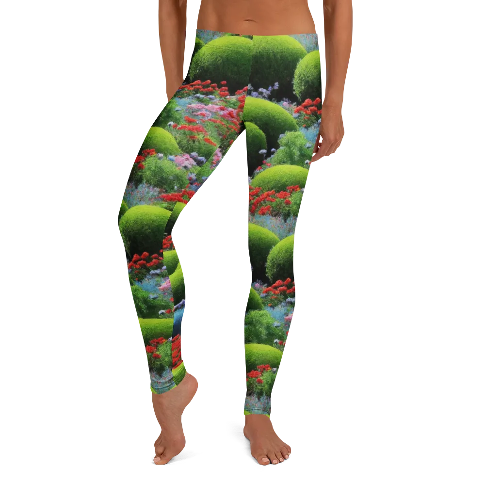 Crimson Moss on Leggings — Front