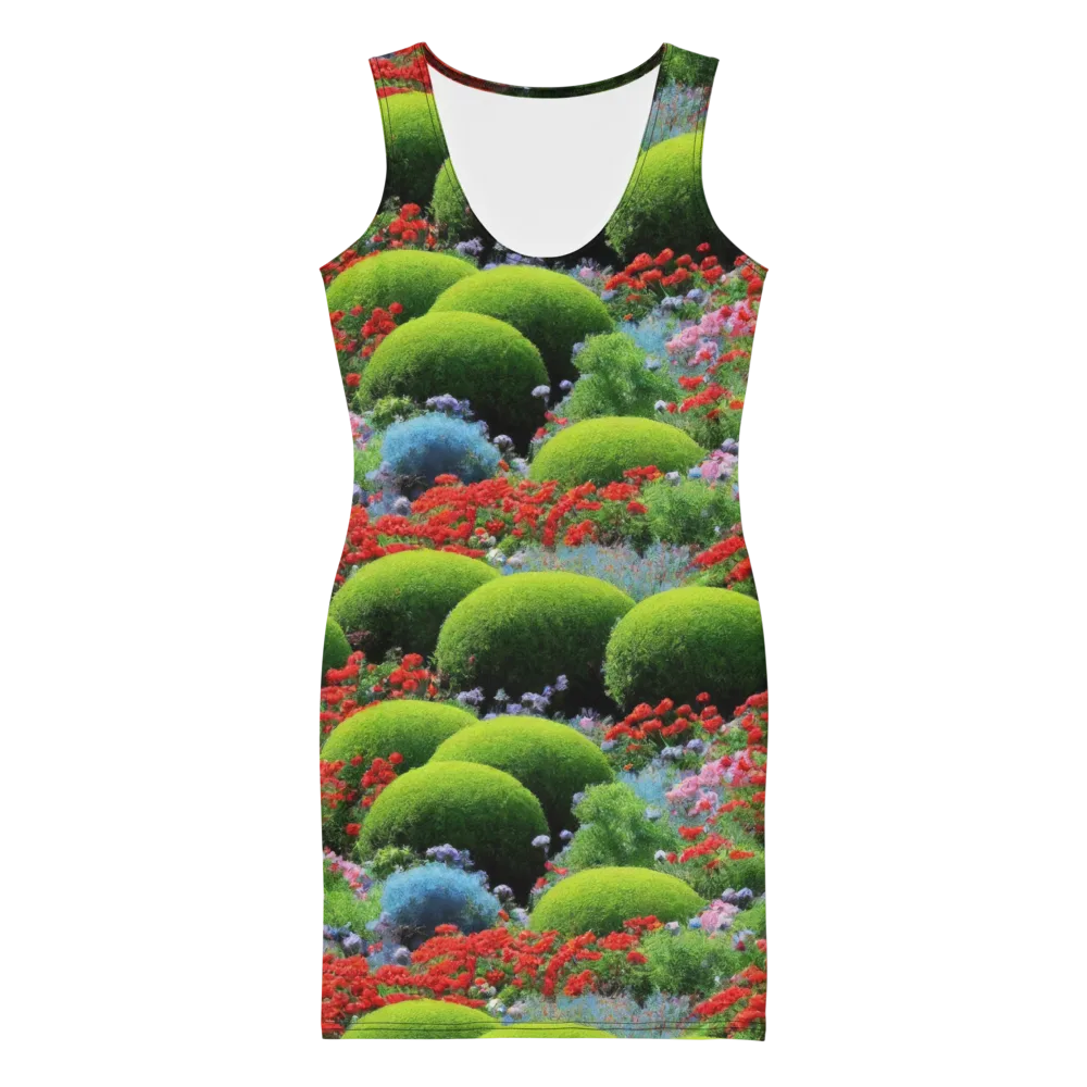 Crimson Moss on Bodycon Dress — Front