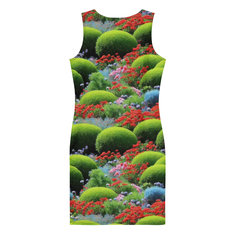 Crimson Moss on Bodycon Dress — Back