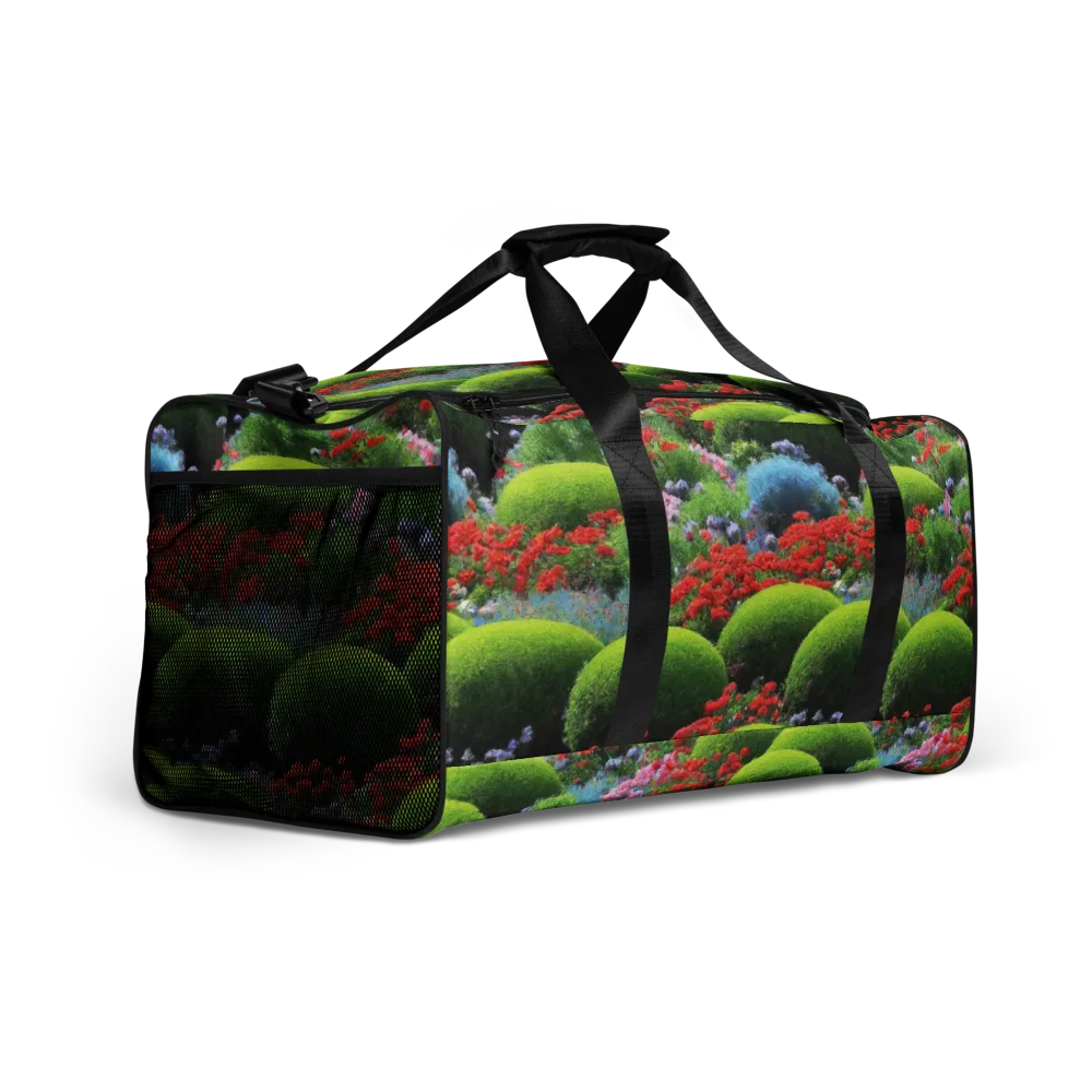 Crimson Moss on Duffle Bag — Right Front