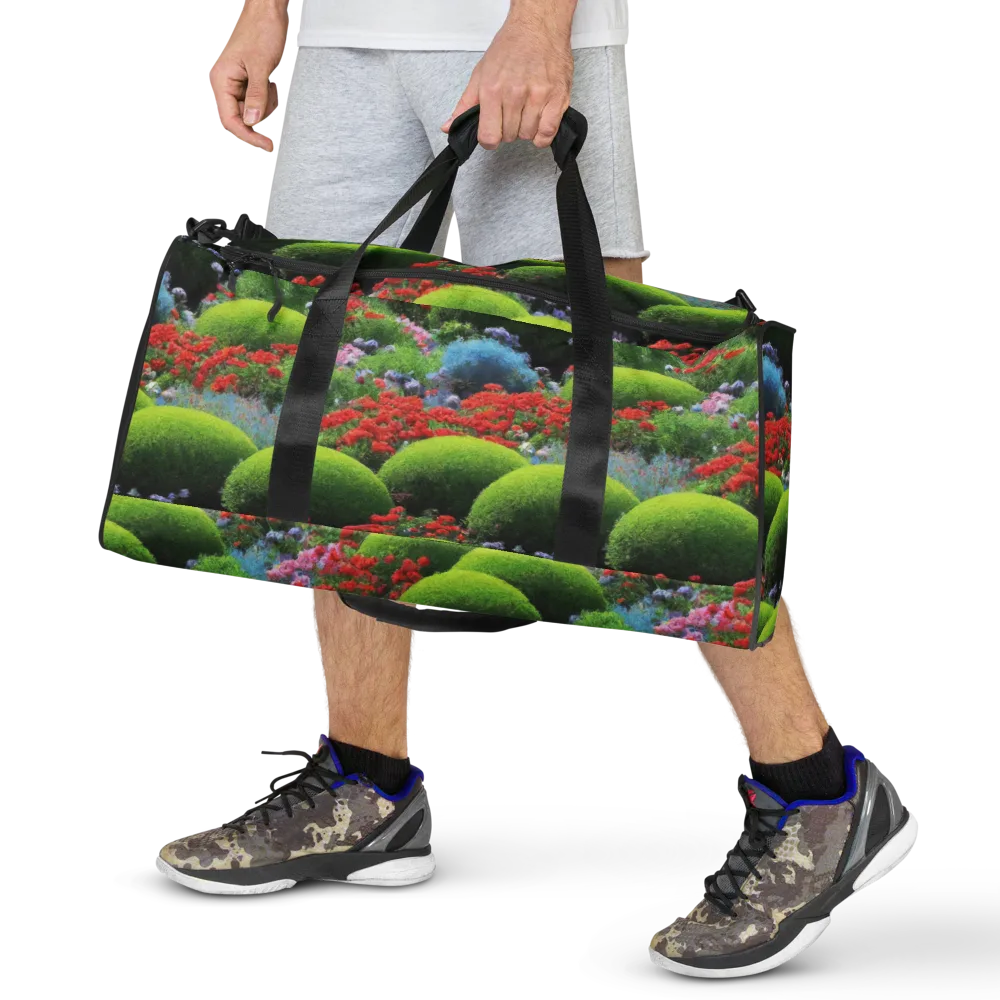 Crimson Moss on Duffle Bag — Front