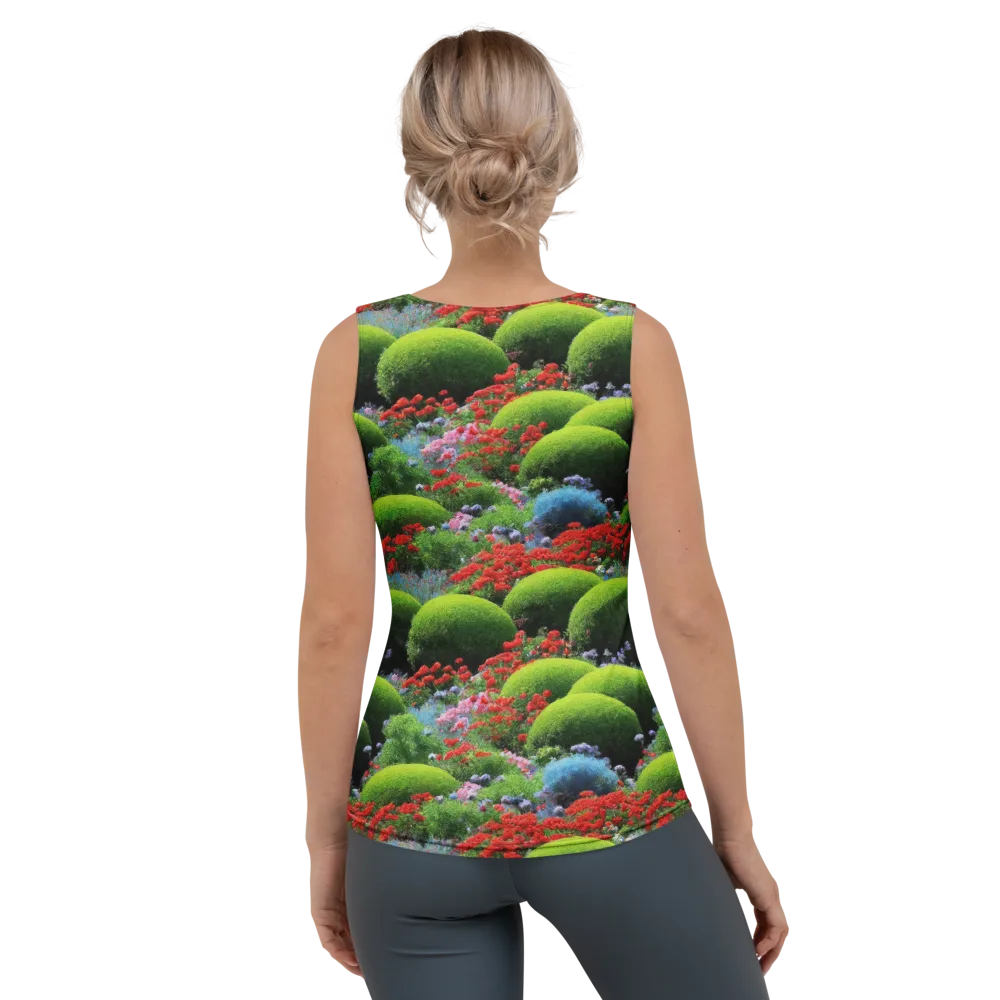 Crimson Moss on Women's Tank Top — Back