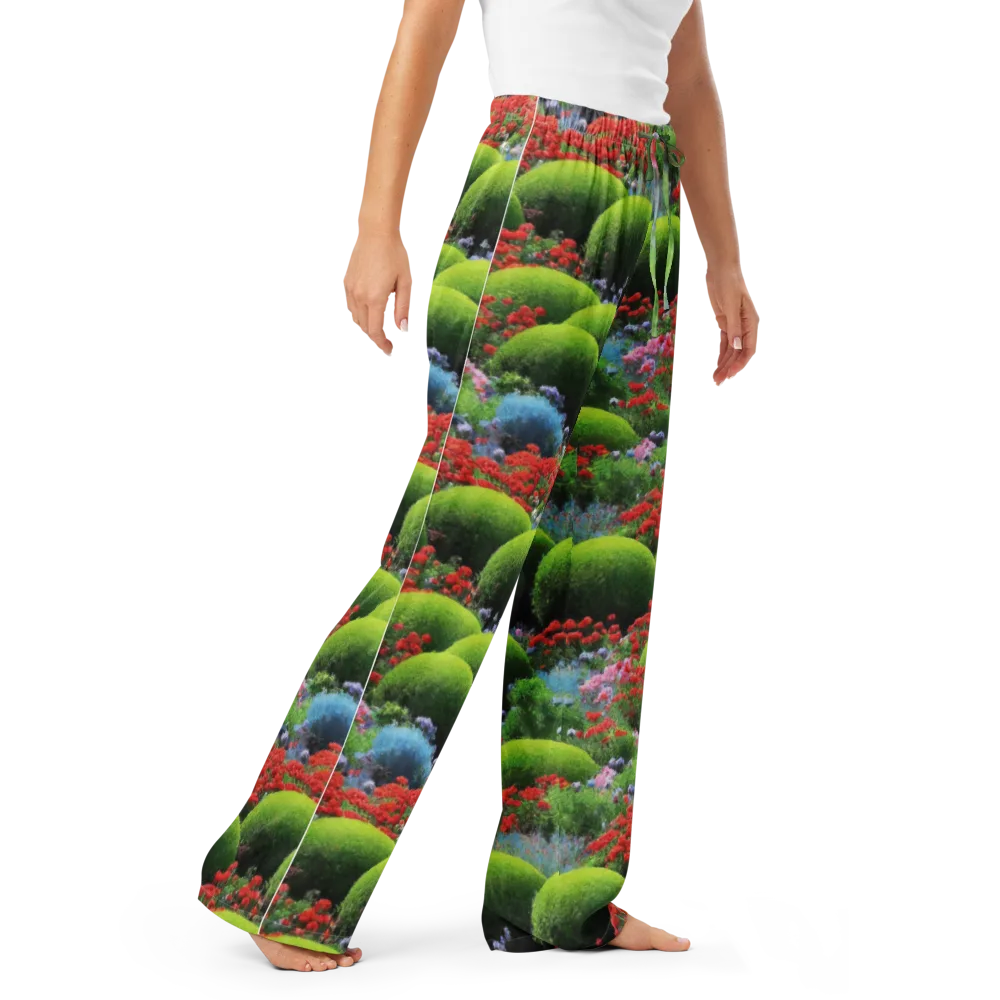 Crimson Moss on Women's Pajama Pants — Right Front