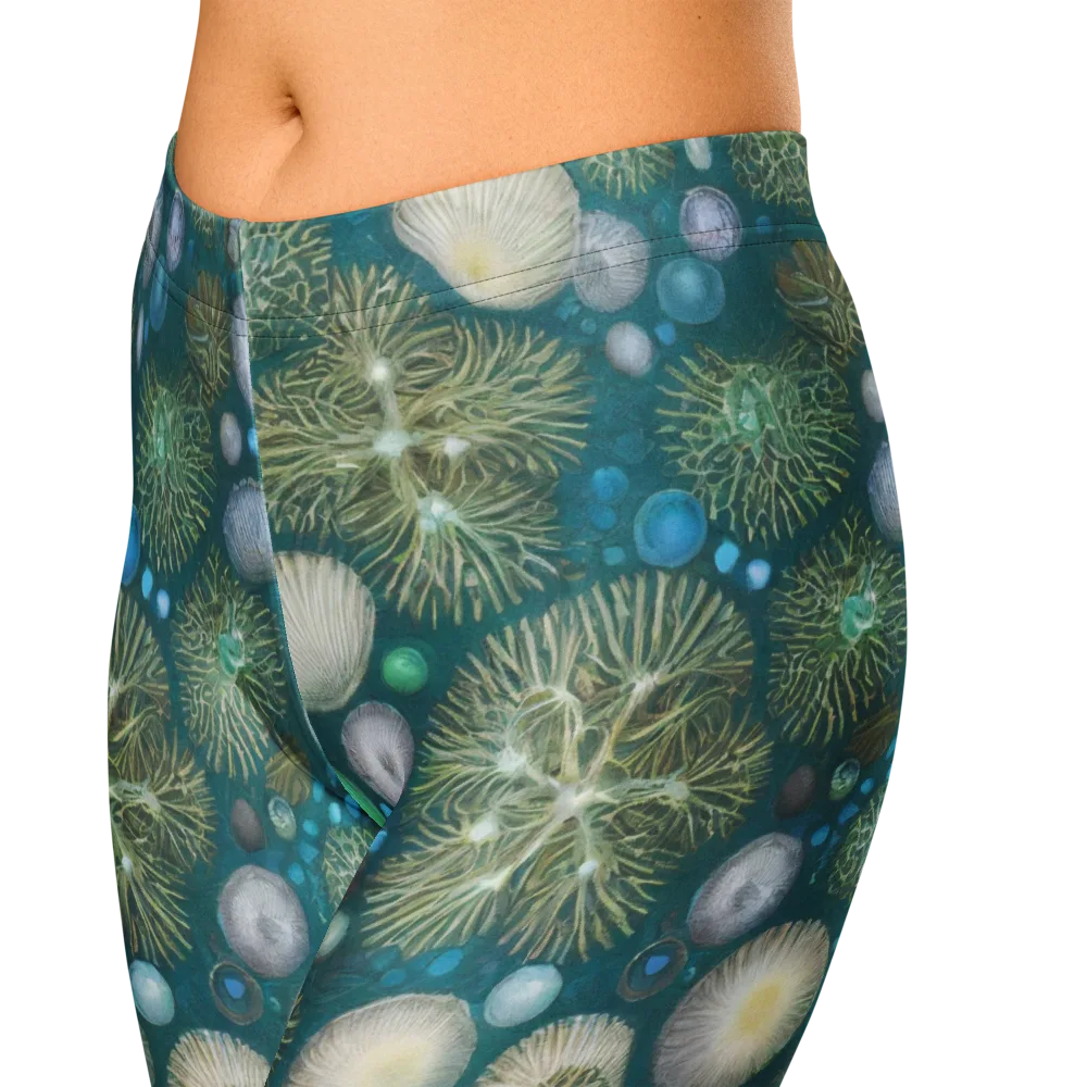Abyssal Garden on Capri Leggings — Zoomed-in