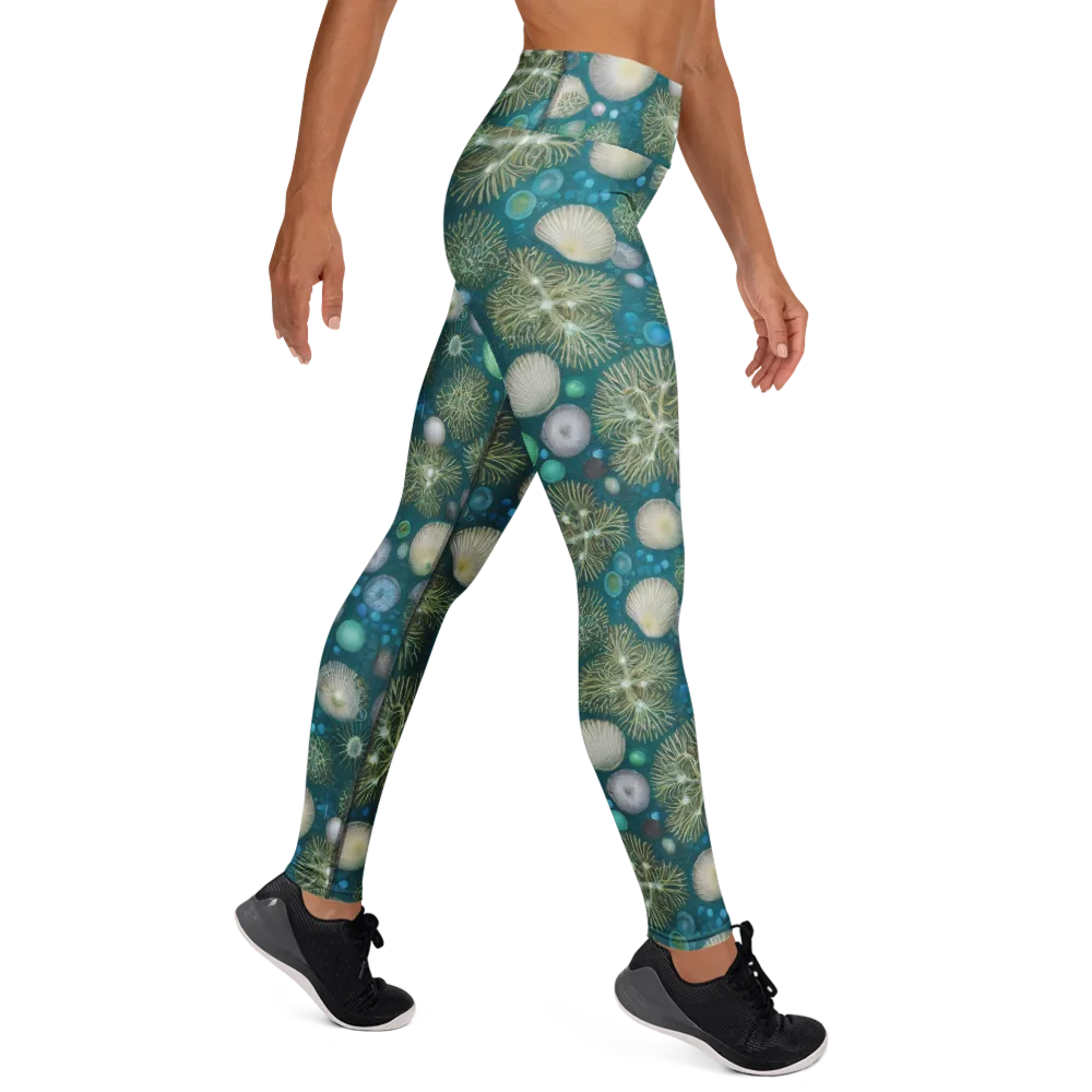 Abyssal Garden on Yoga Leggings — Right
