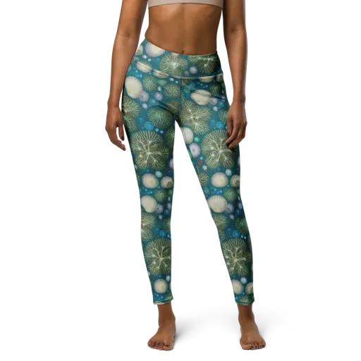 Abyssal Garden on a Yoga Leggings