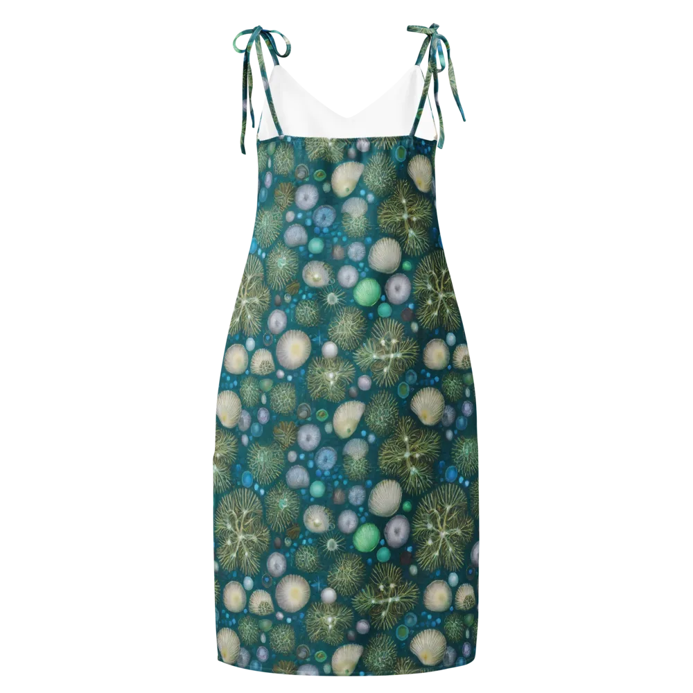 Abyssal Garden on Slip Dress — Back