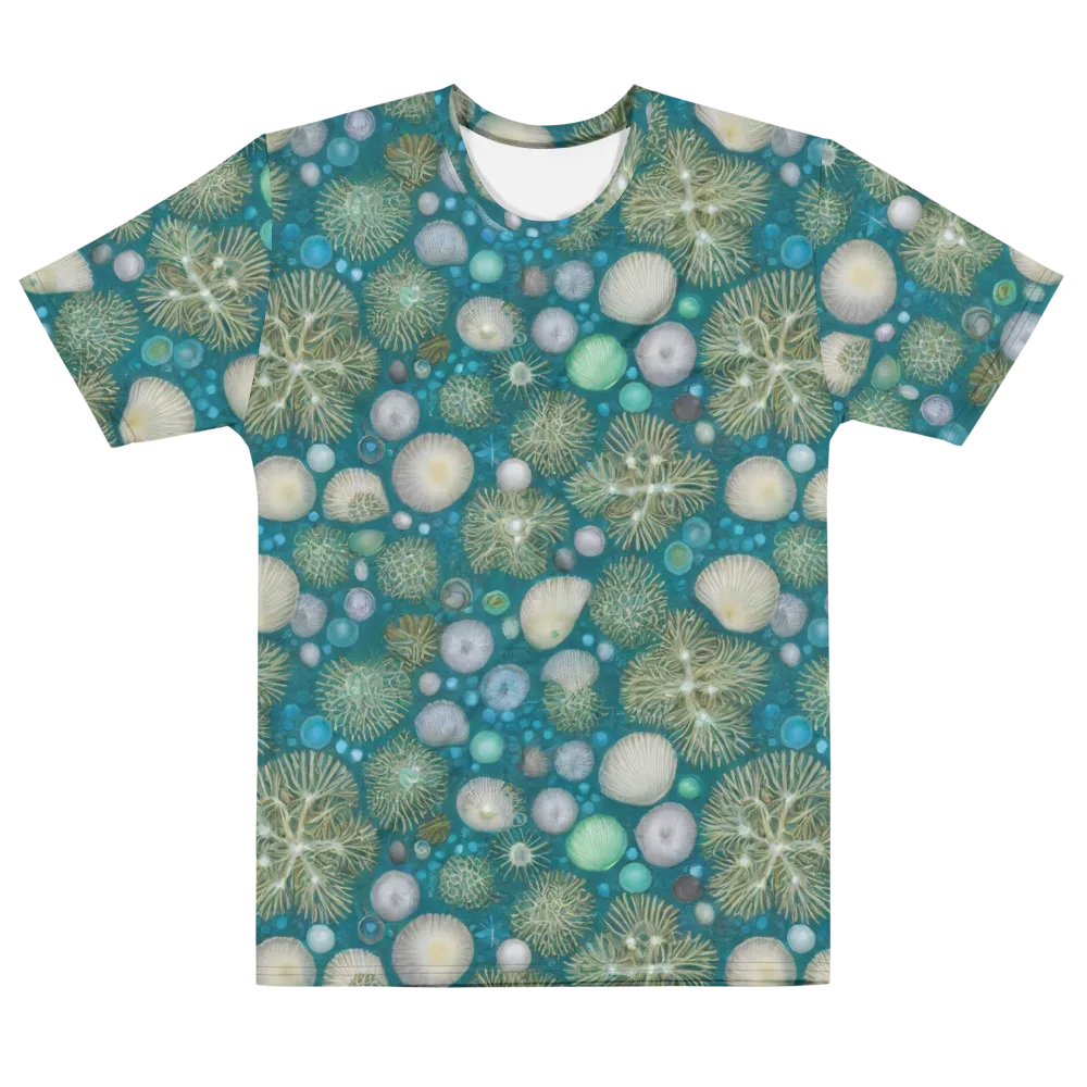 Abyssal Garden on Men's Cotton Crew Neck T-Shirt — Front
