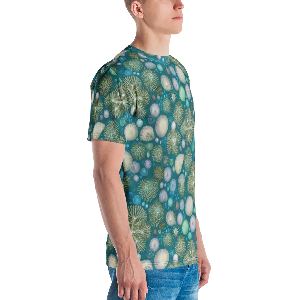 Abyssal Garden on Men's Crew Neck T-Shirt — Right