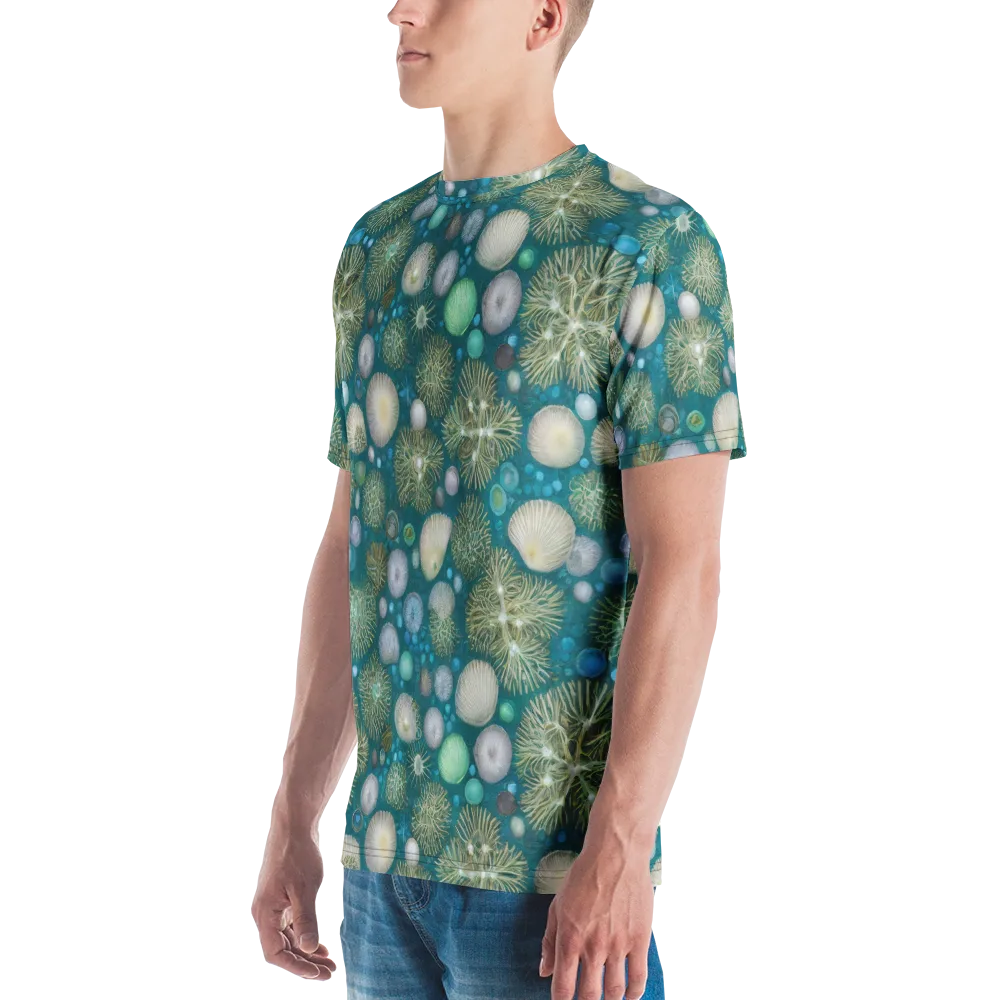 Abyssal Garden on Men's Crew Neck T-Shirt — Left