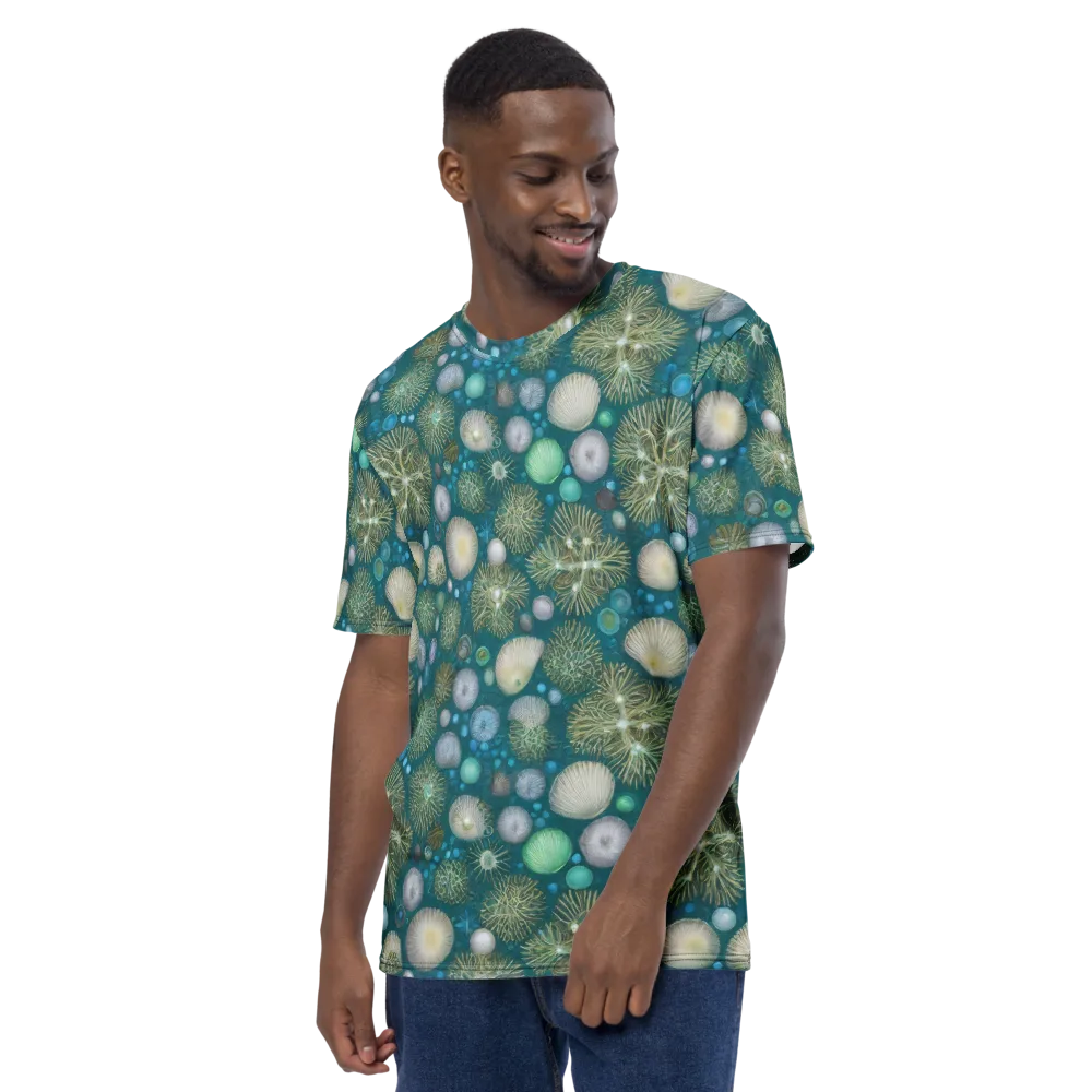 Abyssal Garden on Men's Crew Neck T-Shirt — Left