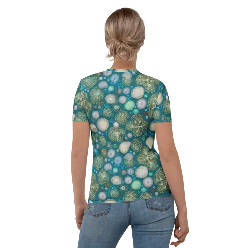 Abyssal Garden on Women's Crew Neck T-Shirt — Back