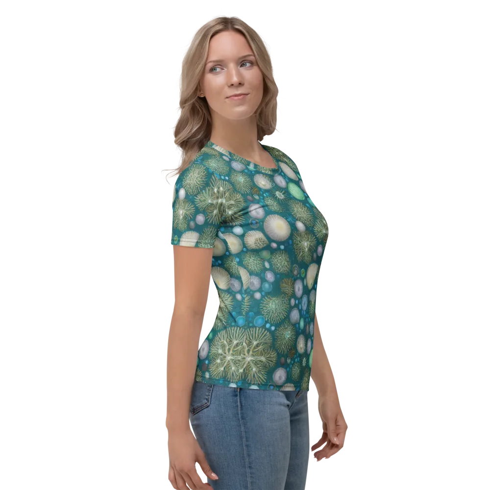 Abyssal Garden on Women's Crew Neck T-Shirt — Right