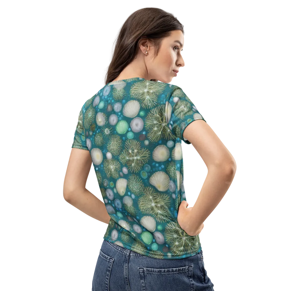 Abyssal Garden on Women's Crew Neck T-Shirt — Back