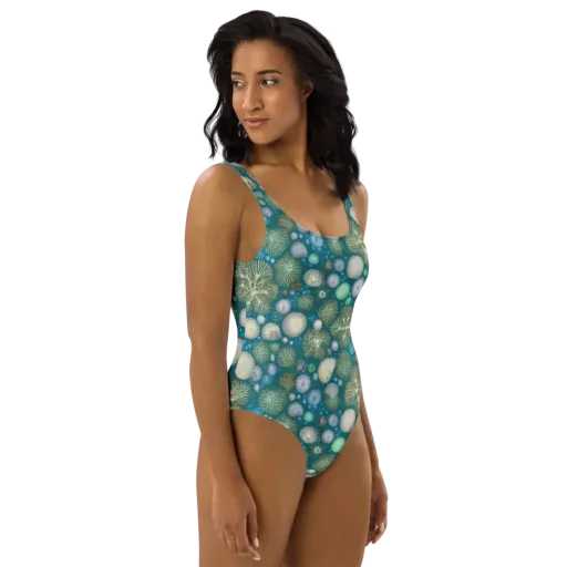 Abyssal Garden on a One-Piece Swimsuit