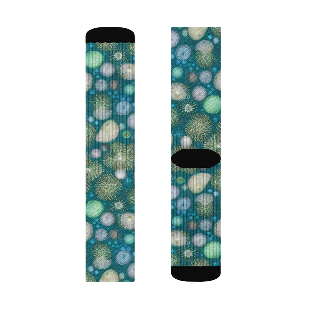 Abyssal Garden on Socks — Right Sock