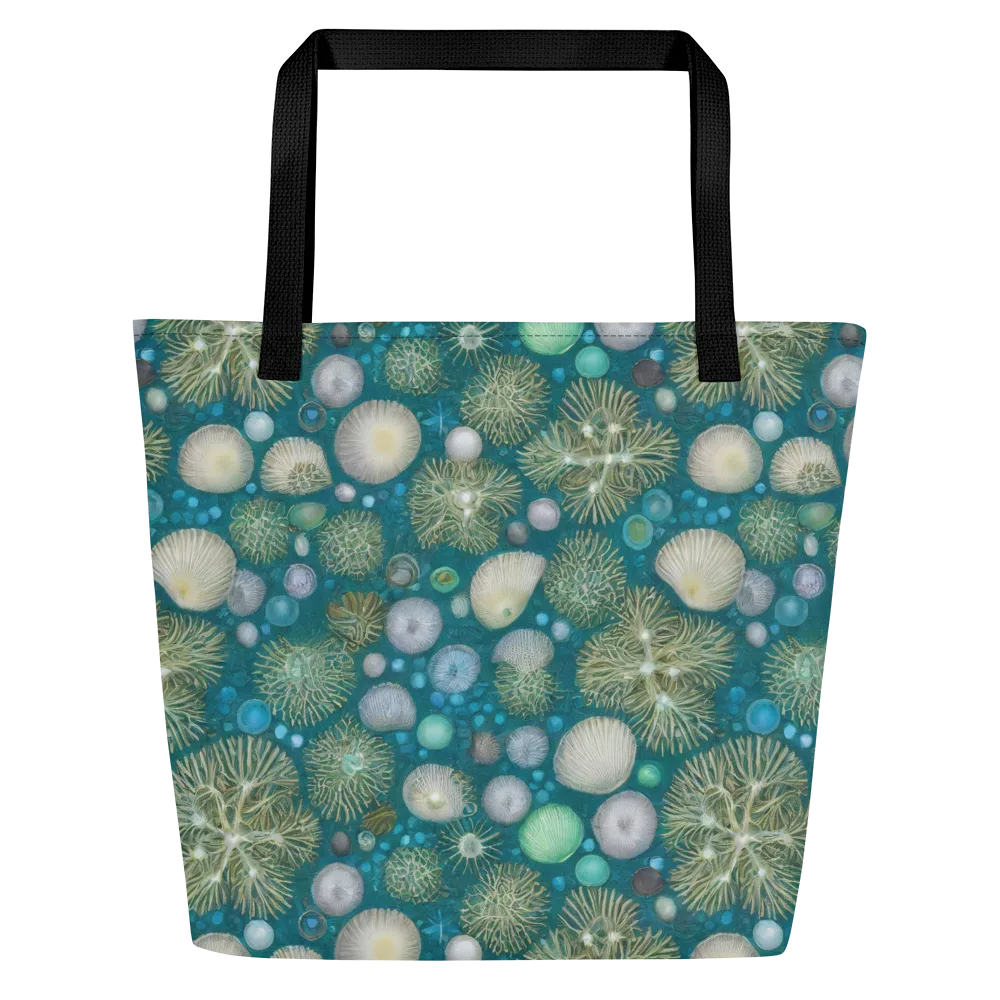 Abyssal Garden on Large Tote Bag W/ Pocket — Front