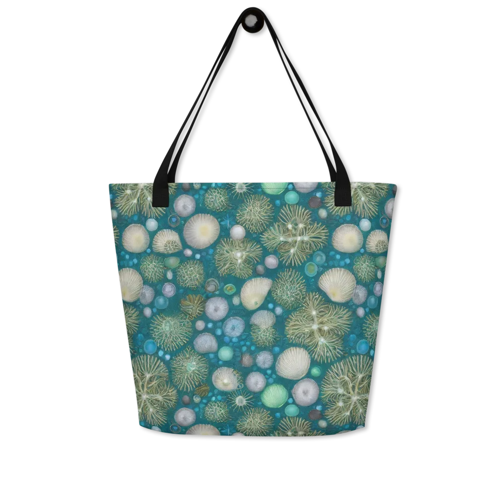 Abyssal Garden on Large Tote Bag W/ Pocket — Front
