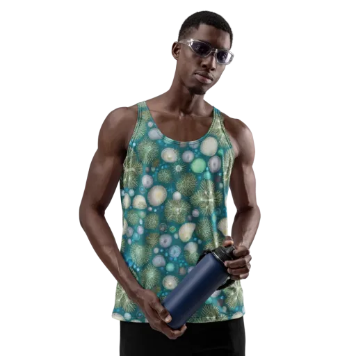 Abyssal Garden on a Men's Tank Top