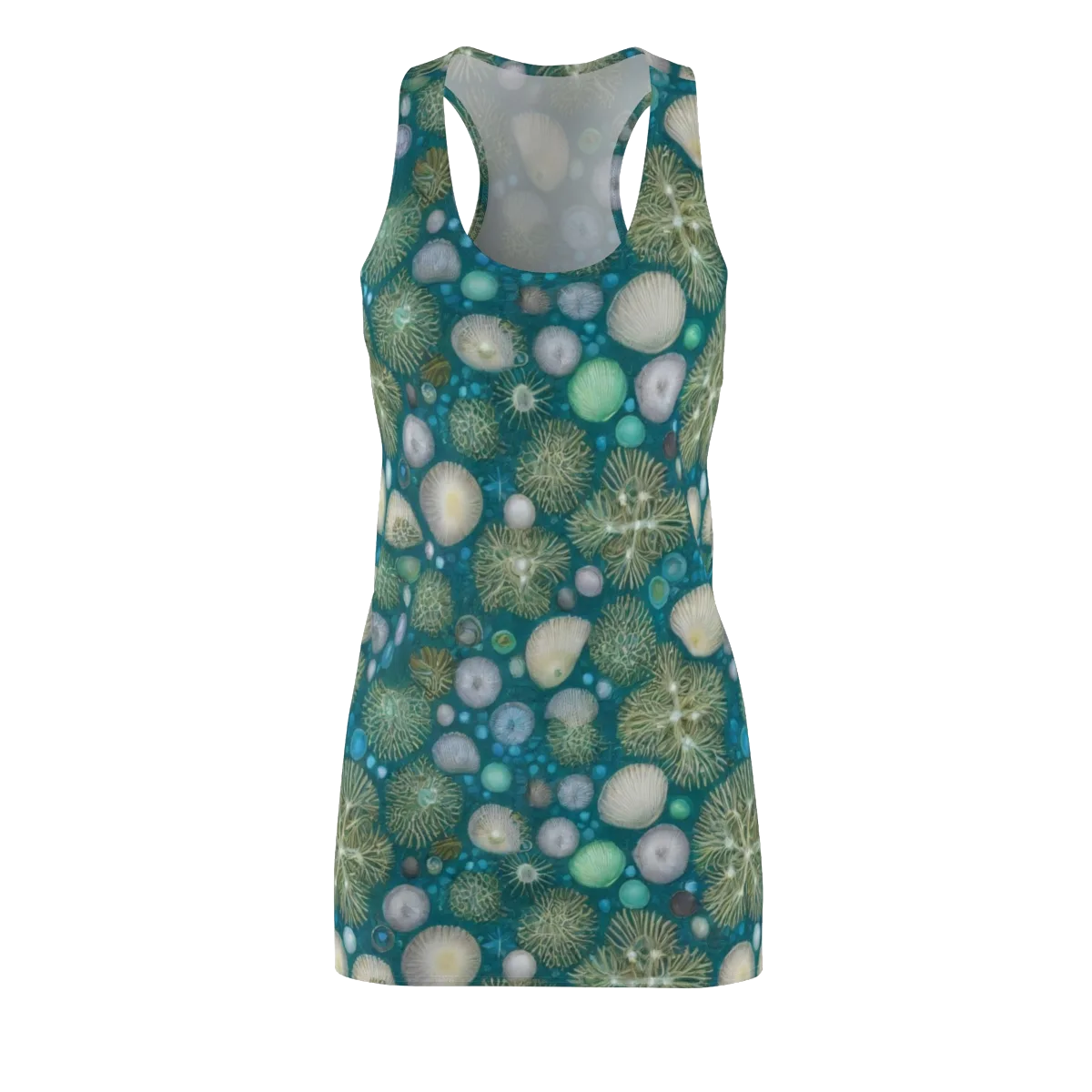 Abyssal Garden on Racerback Dress — Front