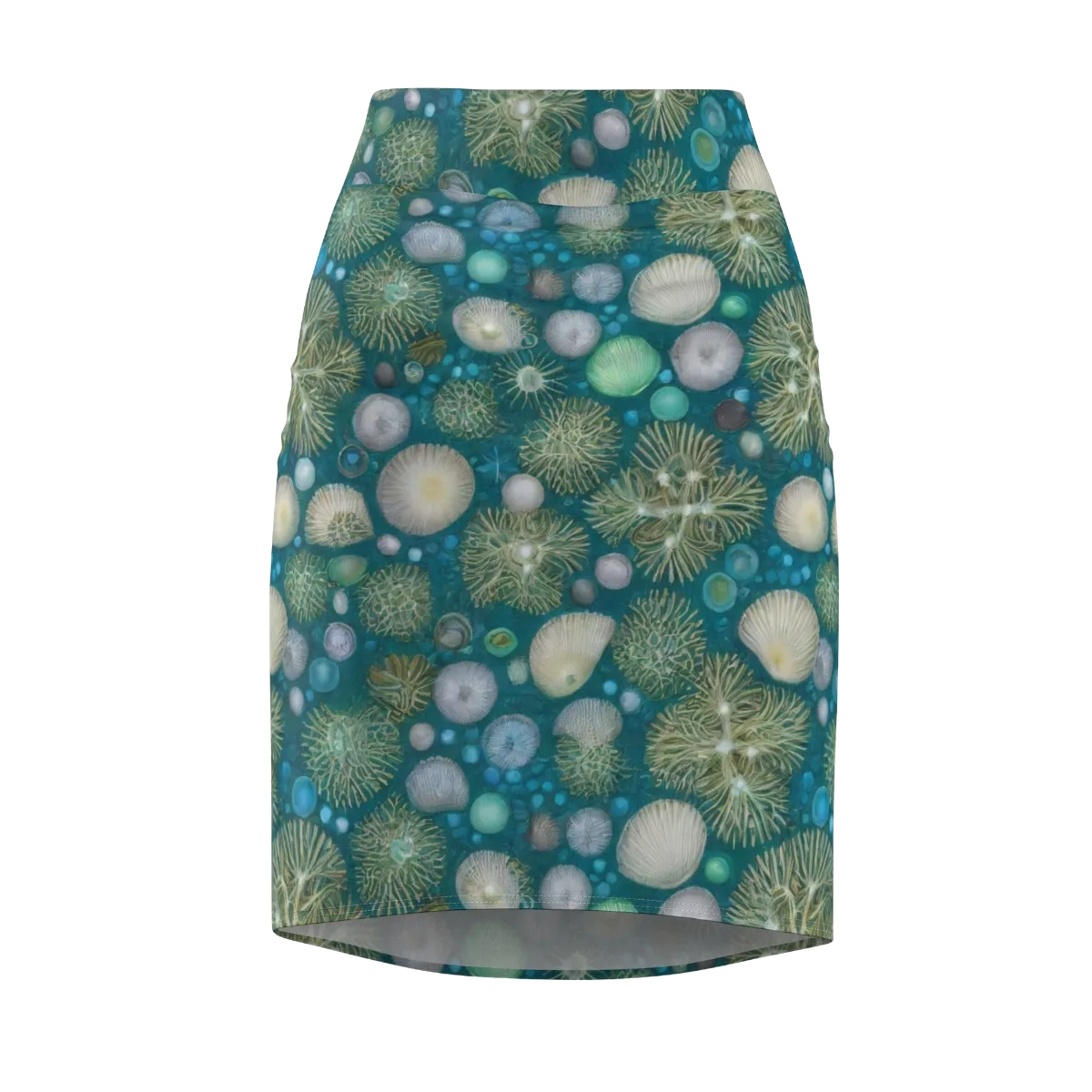 Abyssal Garden on Pencil Skirt — Front