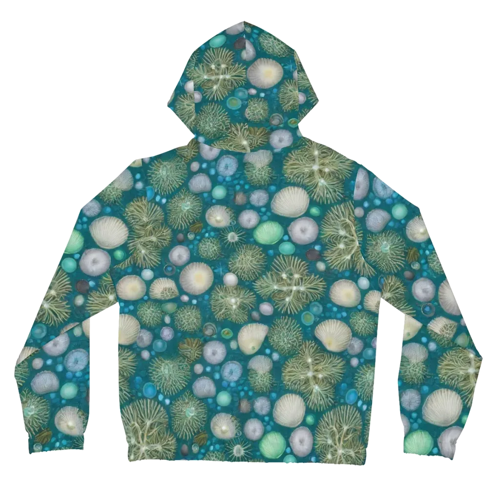 Abyssal Garden on Women's Full-Zip Hoodie — Back