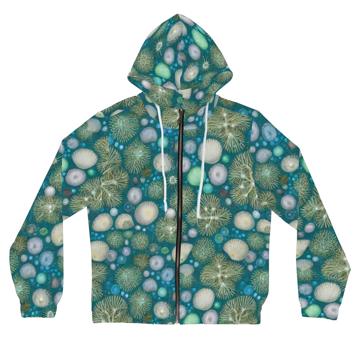 Abyssal Garden on Women's Full-Zip Hoodie — Front