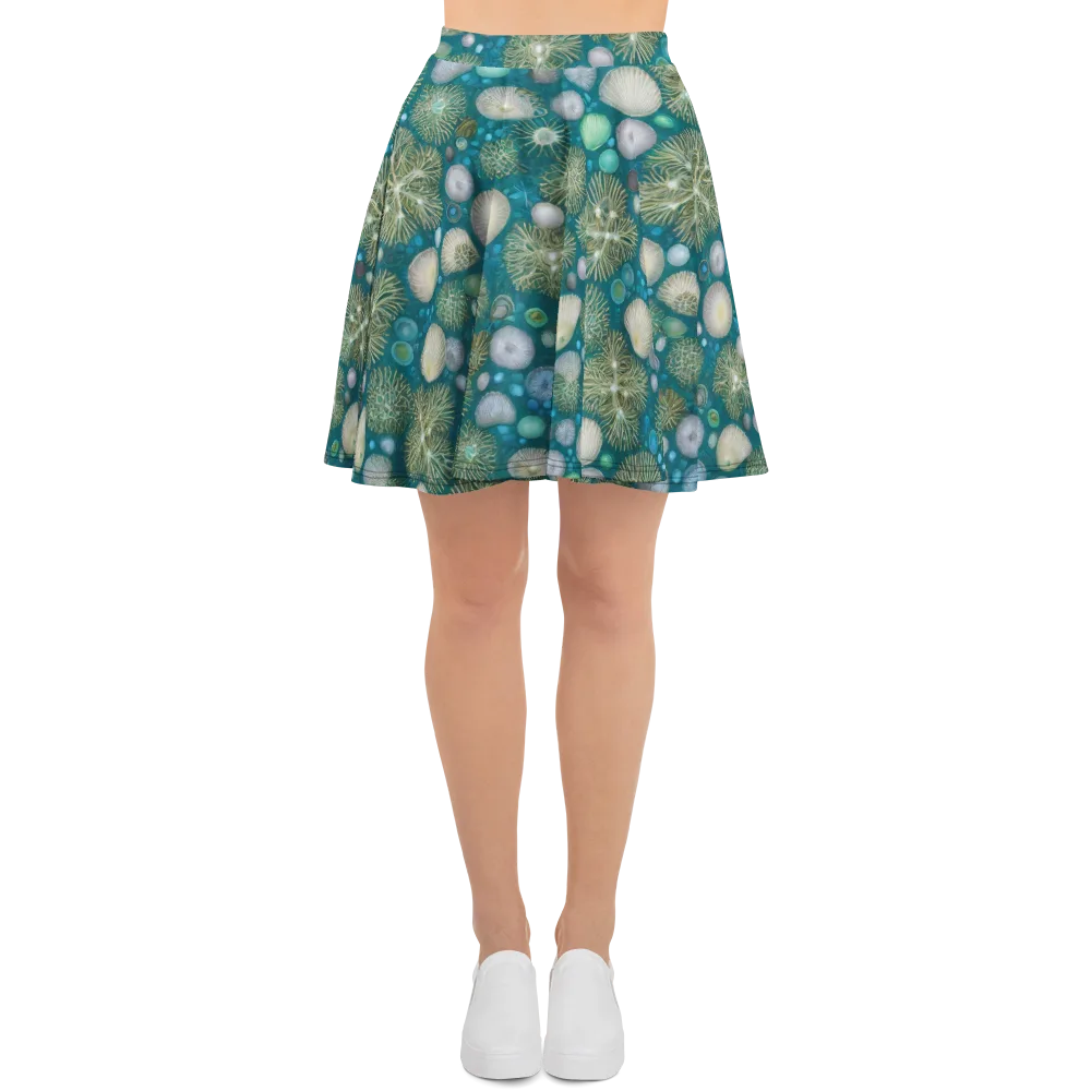 Abyssal Garden on Skater Skirt — Front