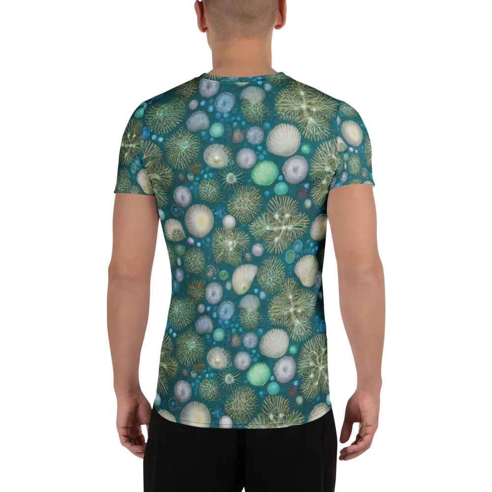 Abyssal Garden on Men's Athletic T-Shirt — Back