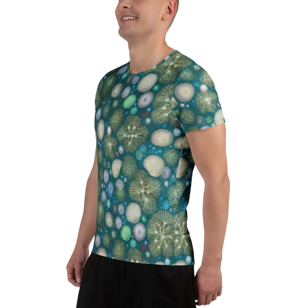 Abyssal Garden on Men's Athletic T-Shirt — Left