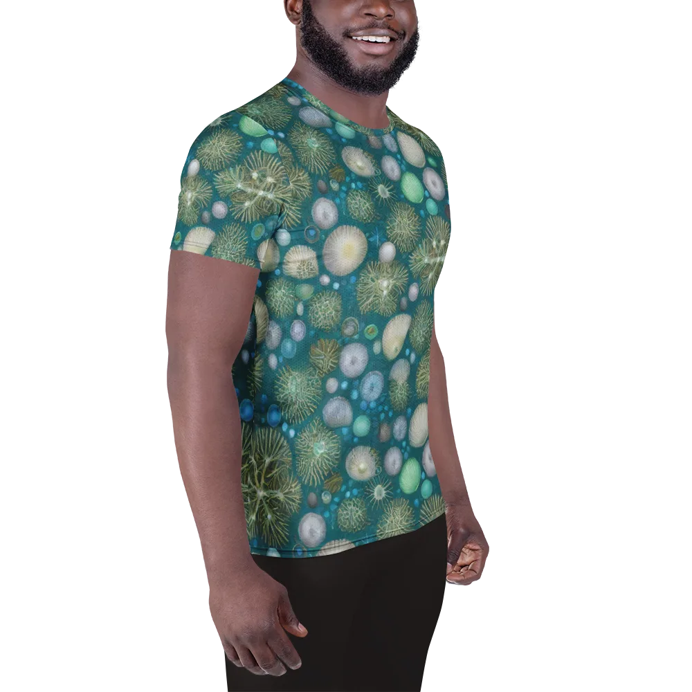 Abyssal Garden on Men's Athletic T-Shirt — Right