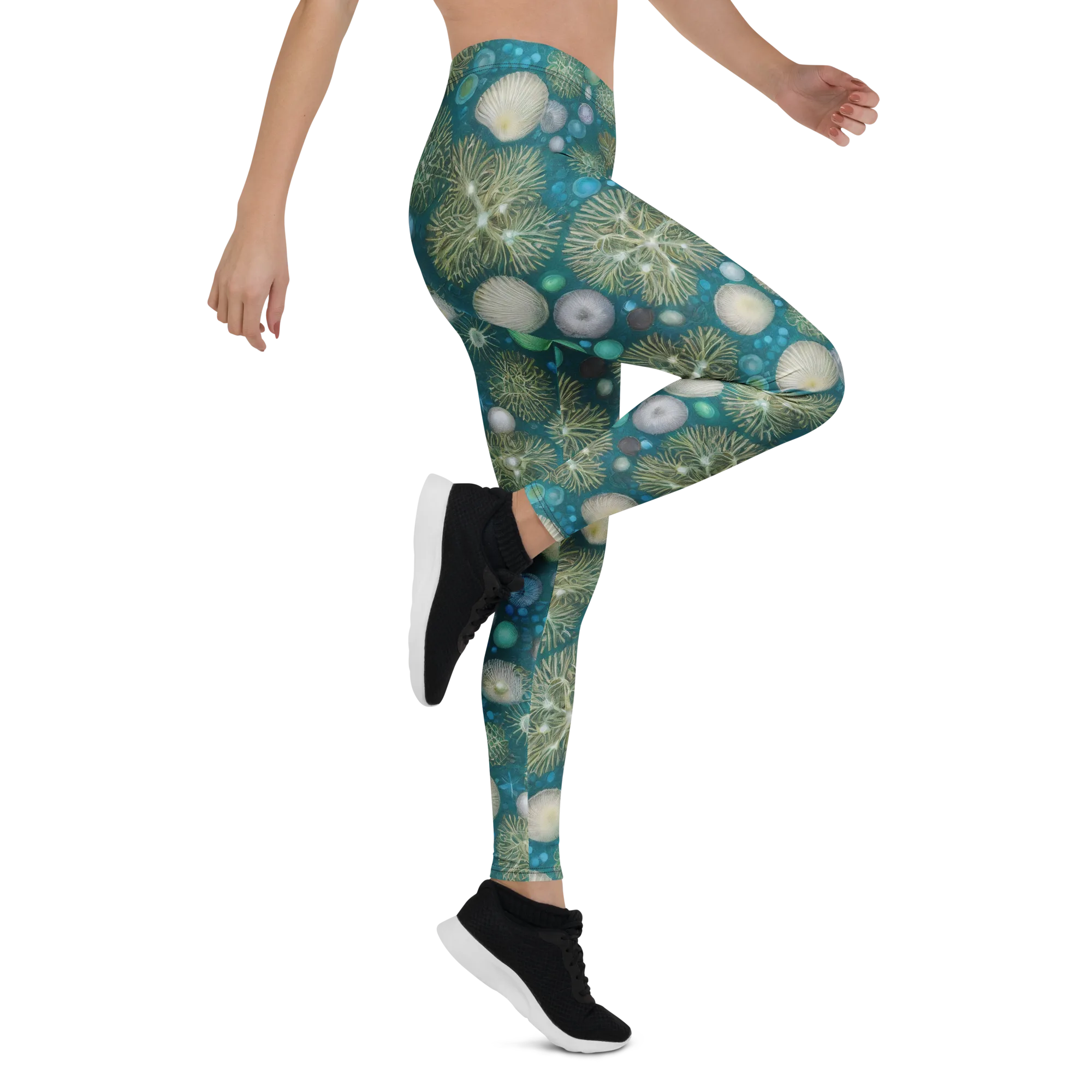 Abyssal Garden on Leggings — Right
