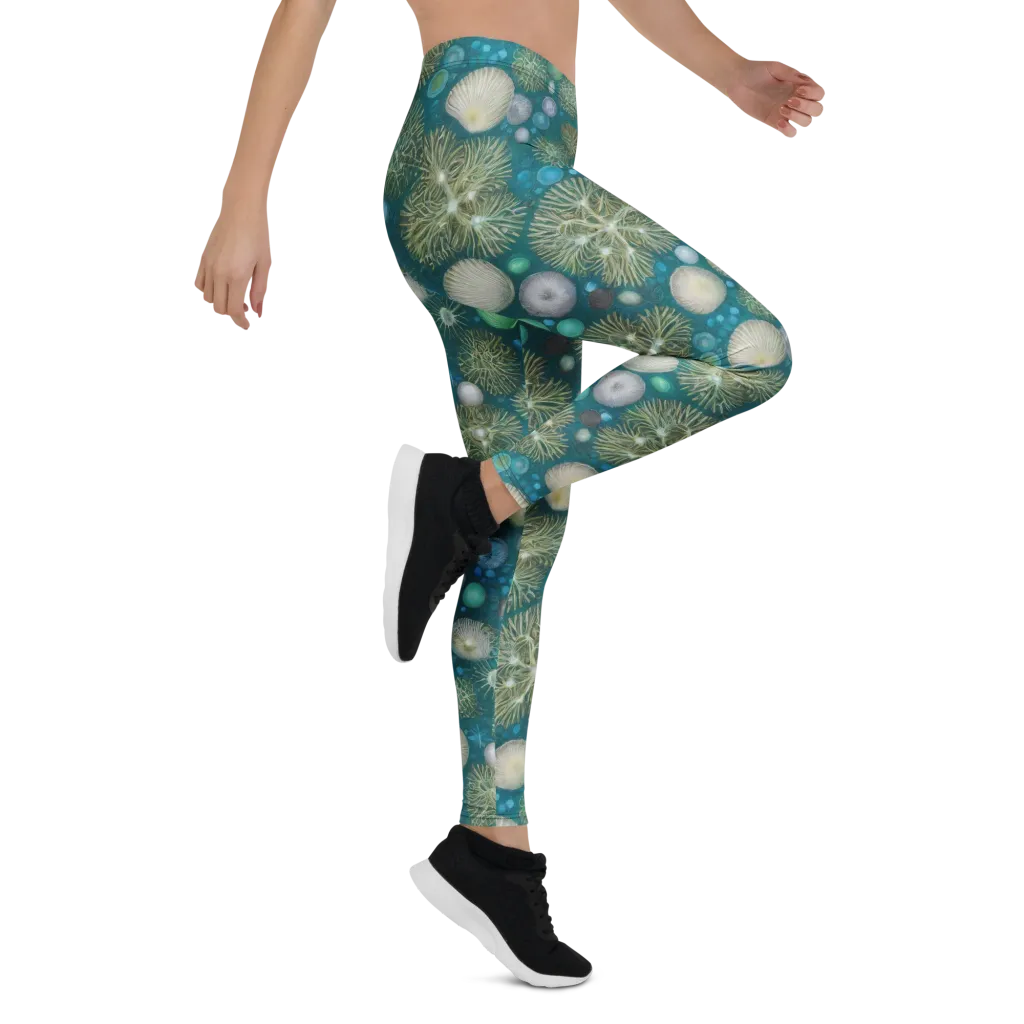 Abyssal Garden on Leggings — Right
