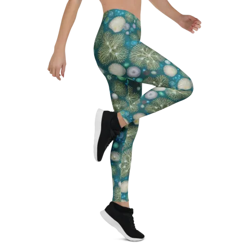 Abyssal Garden on a Leggings