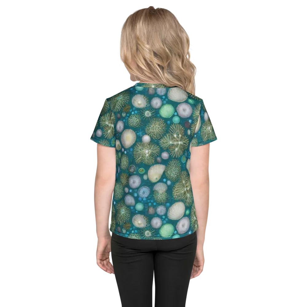 Abyssal Garden on Kids Crew Neck T-Shirt — Back