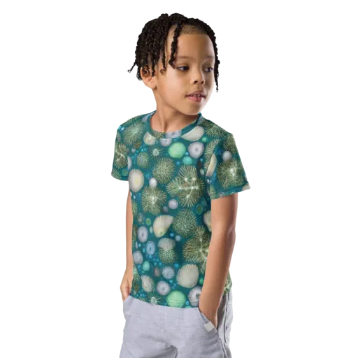 Abyssal Garden on a Kids Crew Neck T-Shirt