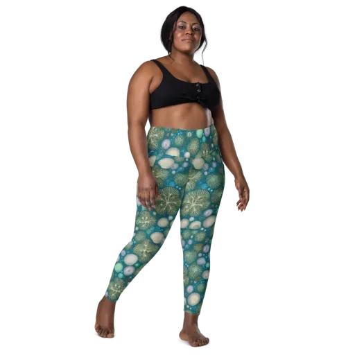 Abyssal Garden on a Leggings with Pockets
