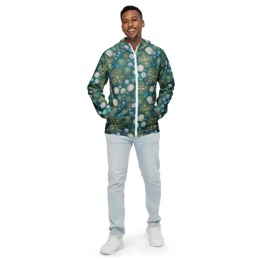 Abyssal Garden on a Men's Windbreaker