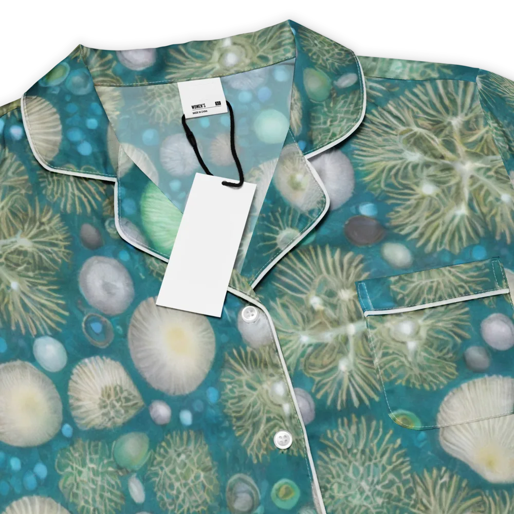 Abyssal Garden on Women's Short Sleeve Pajama Top — Product details